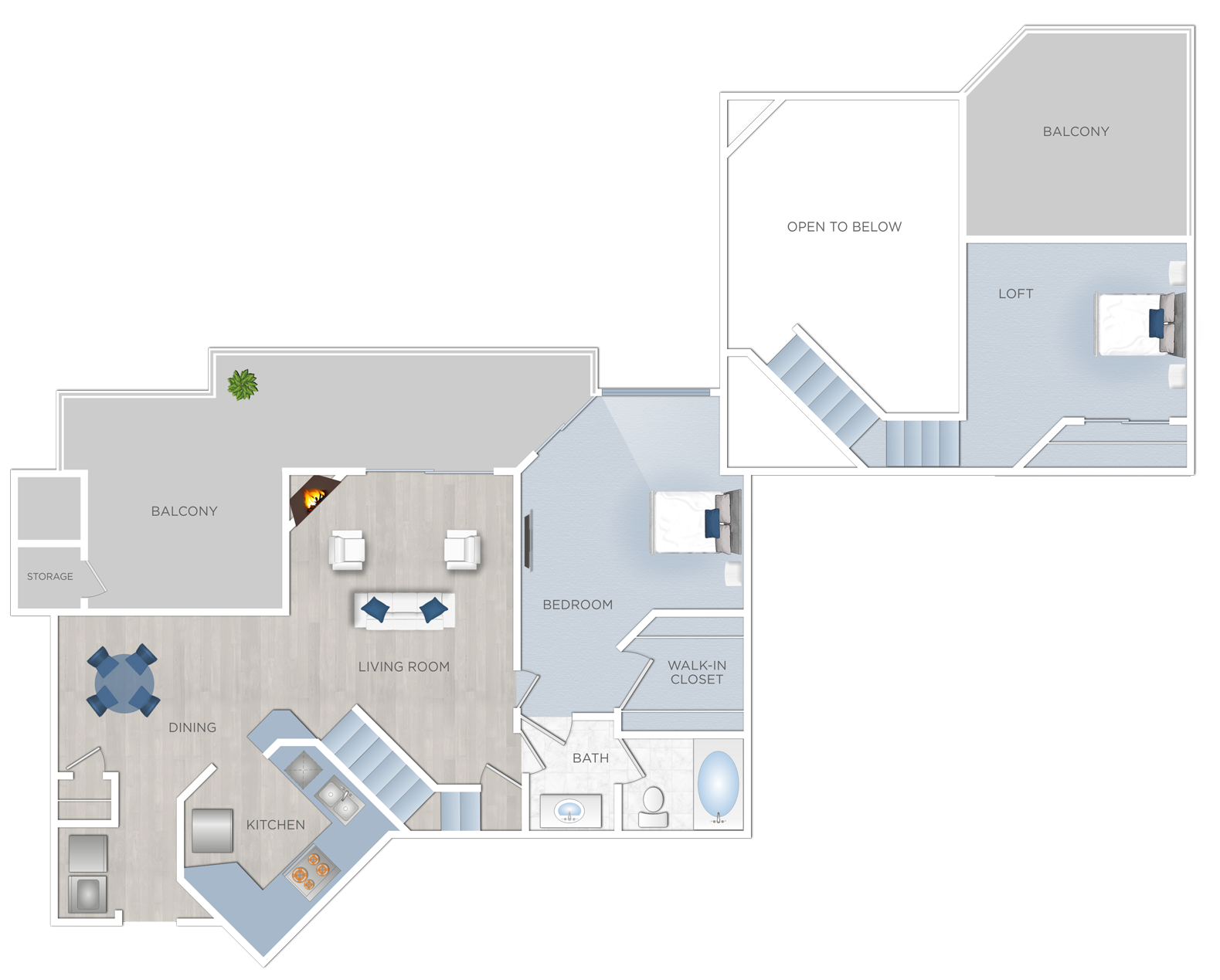 One Bedroom Apartments for Rent in Burbank, CA - Scott Villa G(1)